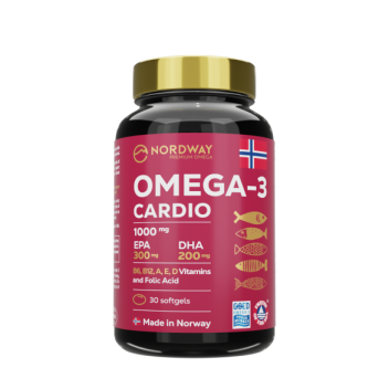 NORDWAY Cardio OMEGA-3 1000 мг у м'яких капсулах