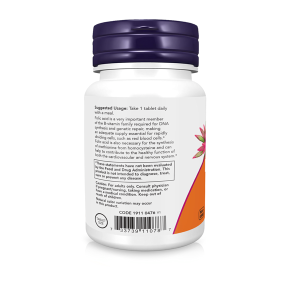 Now Folic Acid 800мкг Фолиевая кислота