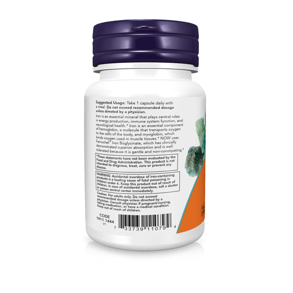 Now Iron Double Strength 36 mg Залізо подвійної концентрації