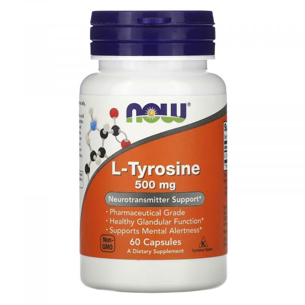 NOW L-TYROSINE / L-ТИРОЗИН 500мг 