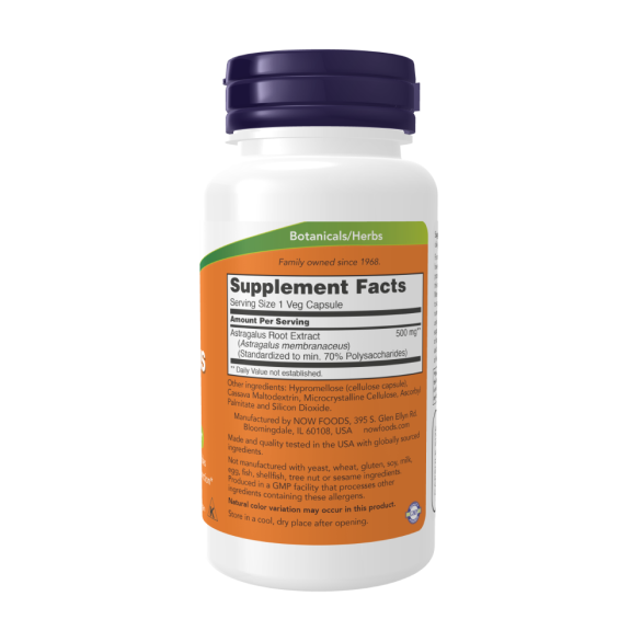 Now Astragalus Extract 500 mg Екстракт астрагалу