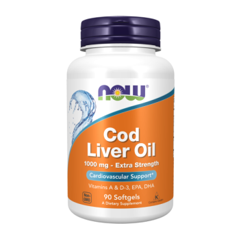 Now Cod Liver Oil 1000мг Масло печінки тріски
