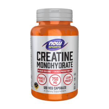 NOW CREATINE MONOHYDRATE / КРЕАТИН МОНОГИДРАТ 750мг в капсулах №120