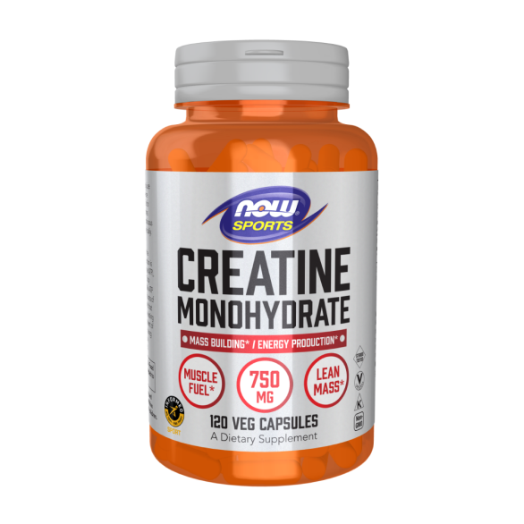 NOW CREATINE MONOHYDRATE / КРЕАТИН МОНОГИДРАТ 750мг в капсулах №120