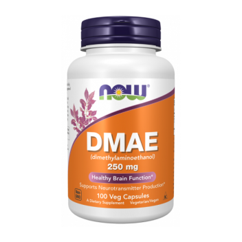 NOW DMAE / ДМАЭ 250мг здоровая работа мозга в капсулах №100