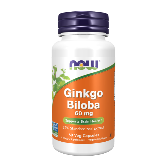 Now Ginkgo Biloba Гінкго білоба 60 мг