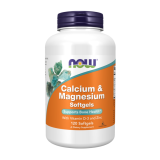 Now Calcium & Magnesium softgels Кальций и магний с витамином D и цинком