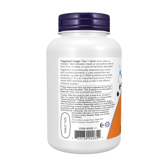 Now L-Arginine 1000 mg L-Аргінін подвійна концентрація