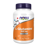 NOW L-GLUTAMINE / L-ГЛЮТАМІН 500мг у капсулах №120