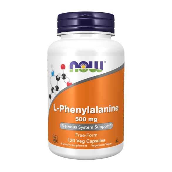 NOW L-PHENYLALANINE / L-ФЕНИЛАЛАНИН 500мг в капсулах №120