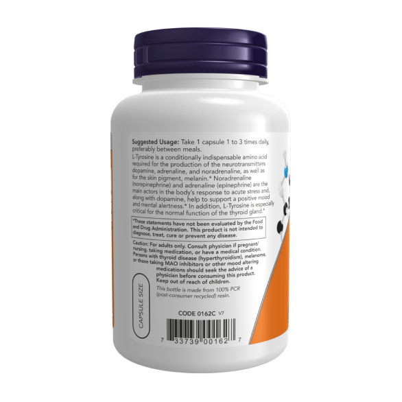 NOW L-TYROSINE / L-ТИРОЗИН 500мг 