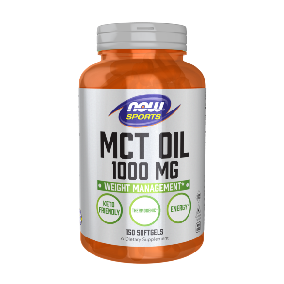 NOW MCT Oil / ОЛІЯ МСТ 1000мг у м'яких капсулах №150