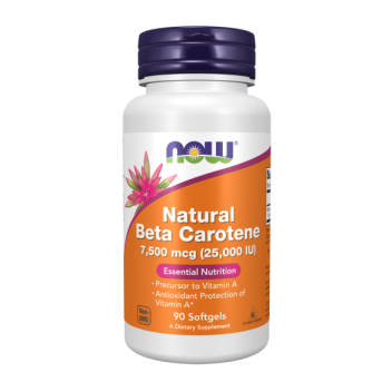 Now Natural Beta Carotene 7500 мкг Натуральний бета-каротин
