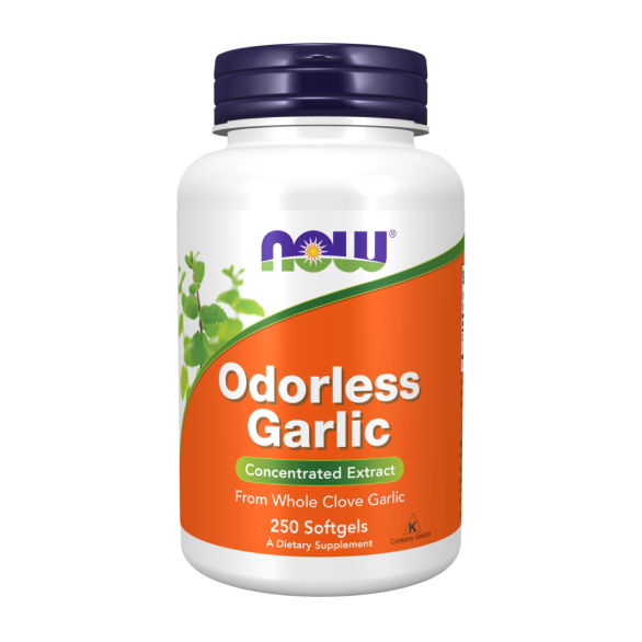 NOW ODORLESS GARLIC / ЧАСНИК БЕЗ ЗАПАХУ у м'яких капсулах №250
