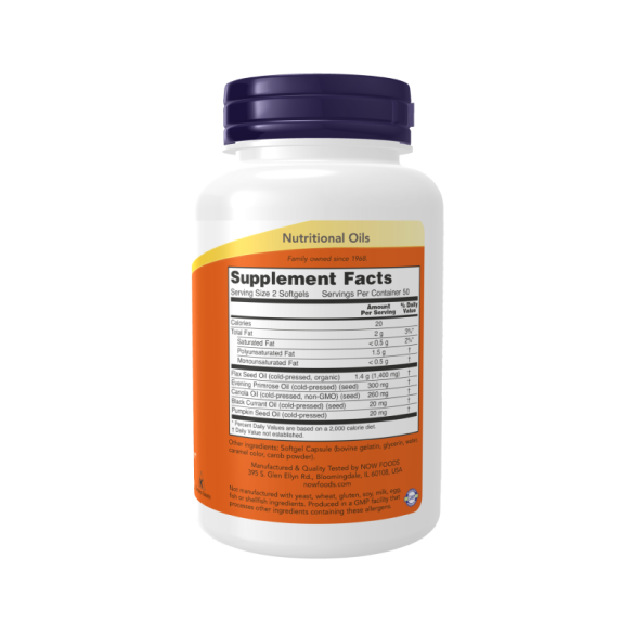 Now Omega 3-6-9 1000 mg Незамінні жирні кислоти