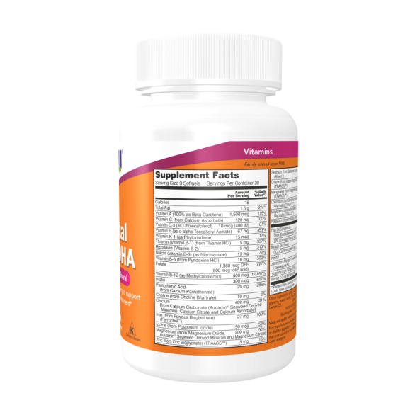 Now Pre Natal Multi+DHA Вітаміни для жінок з ДГК
