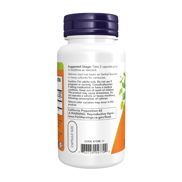 Now Valerian Root 500 mg Корінь валеріани