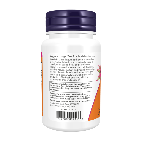 Now Vitamin B-1 100 mg Вітамін В1